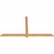 Ekena Millwork Eugene Smooth Timber Gable Bracket, Western Red Cedar, 72"W x 39"H x 1 1/2"D x 3 1/2"F, 13/12 Pitch GBW072X39X0204EUG00SWR - alternate 4